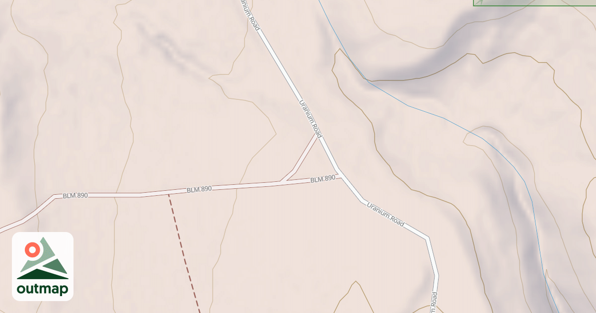 Map of BLM National GTLF Public Motorized Roads 9dead818-b039-4bce-a39e-ea9fc31f867d