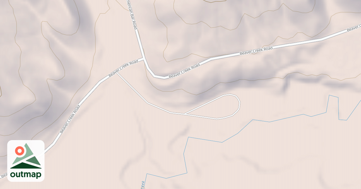 Map of BEAVER CRK-IND CRK SPUR Q1