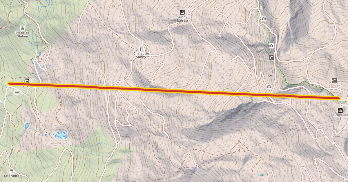 Map preview of Mont de la Chambre