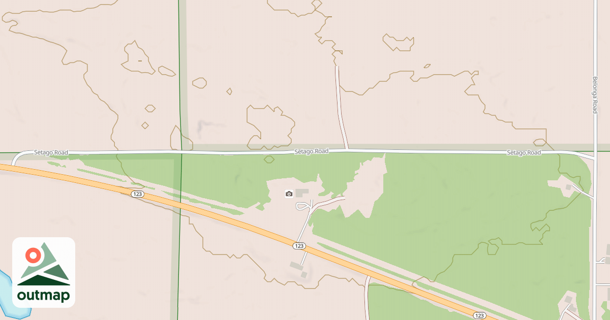 Map of NORTH RADIO TOWER ROAD