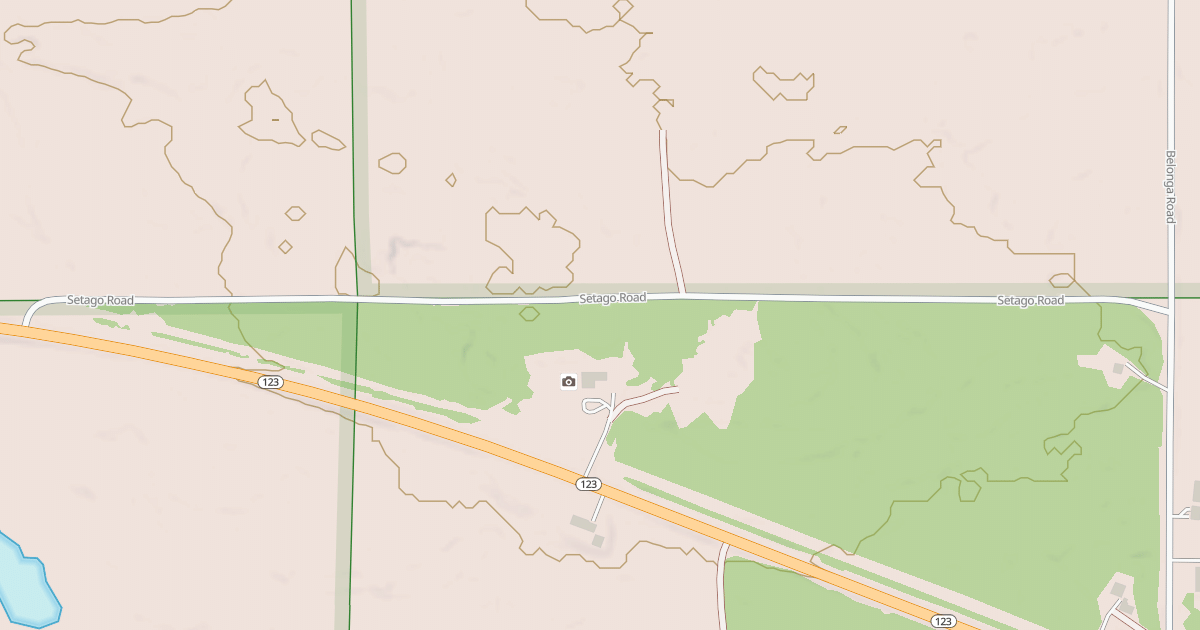 Map preview of NORTH RADIO TOWER ROAD