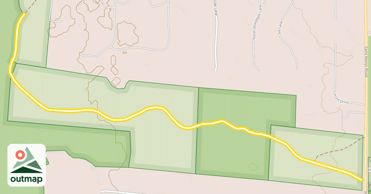 Map of Des Plaines River Trail