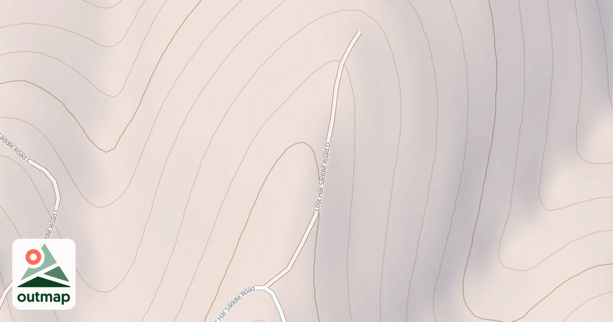 Map of LOST HAT SADDLE D