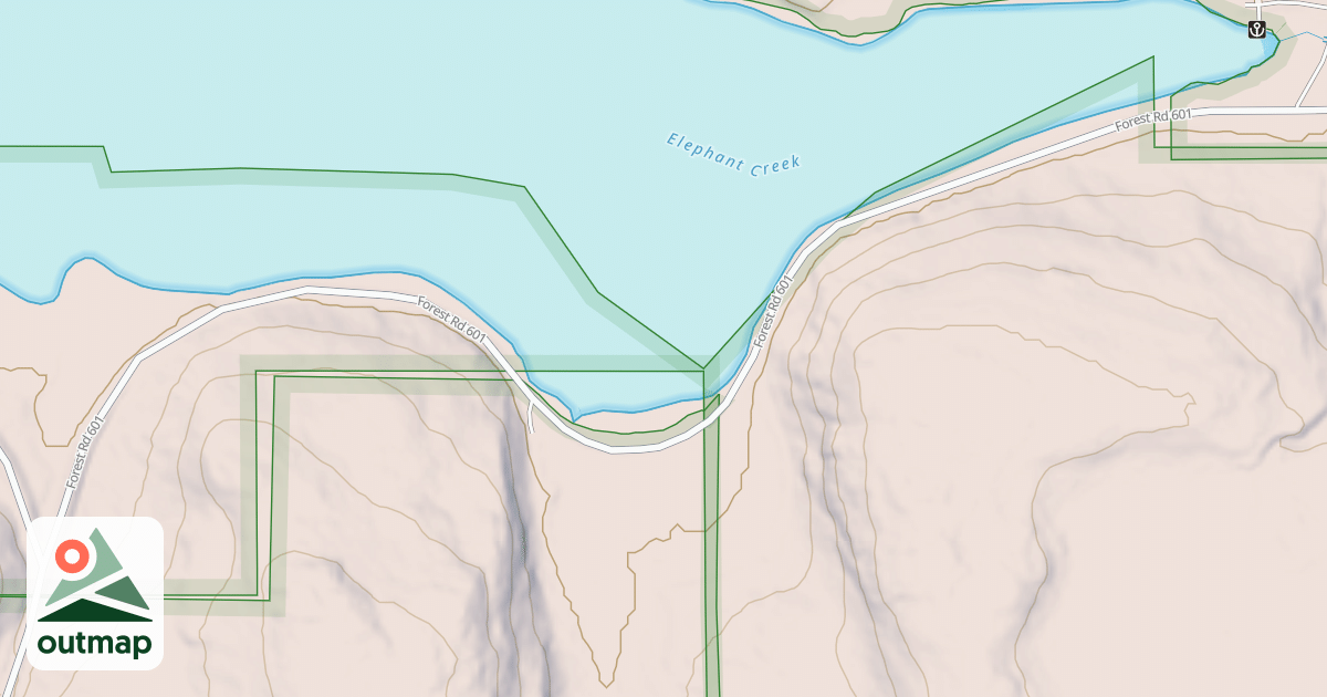 Map of ELEPHANT LAKE