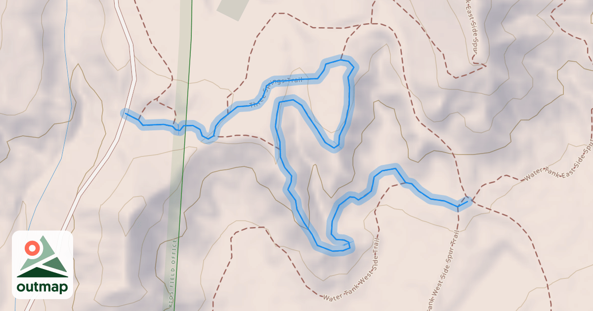 Map of Three Springs Trail