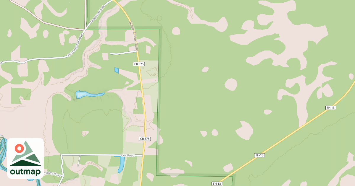 Map of USFS National Forest System Roads {BF21ABEA-E2D8-4554-8D6D-562DEF578EEE}