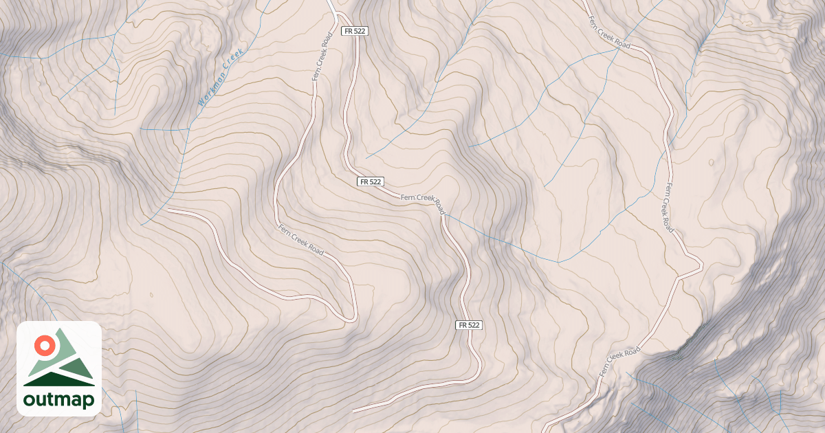 Map of FERN CR