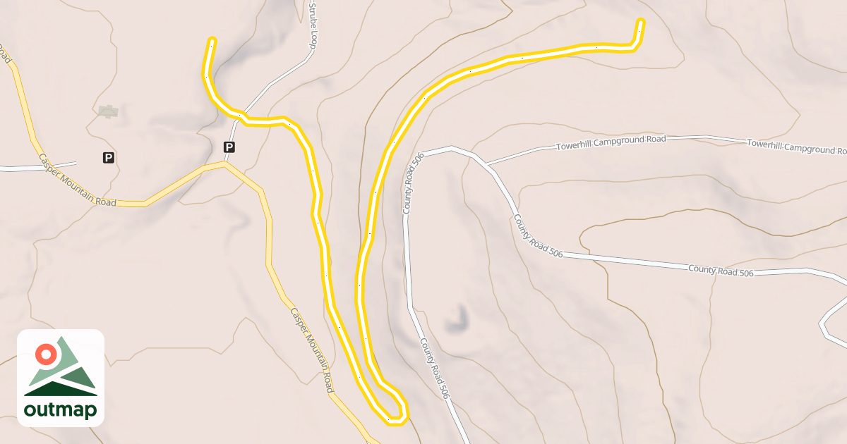 Map of Beartrap Loop