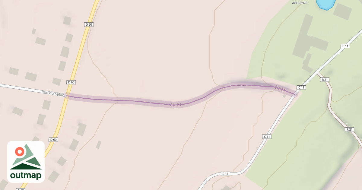 Map of CR 21