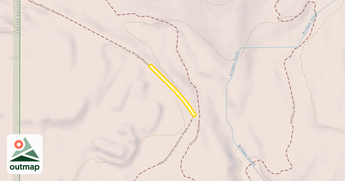Map of Five Rings Road