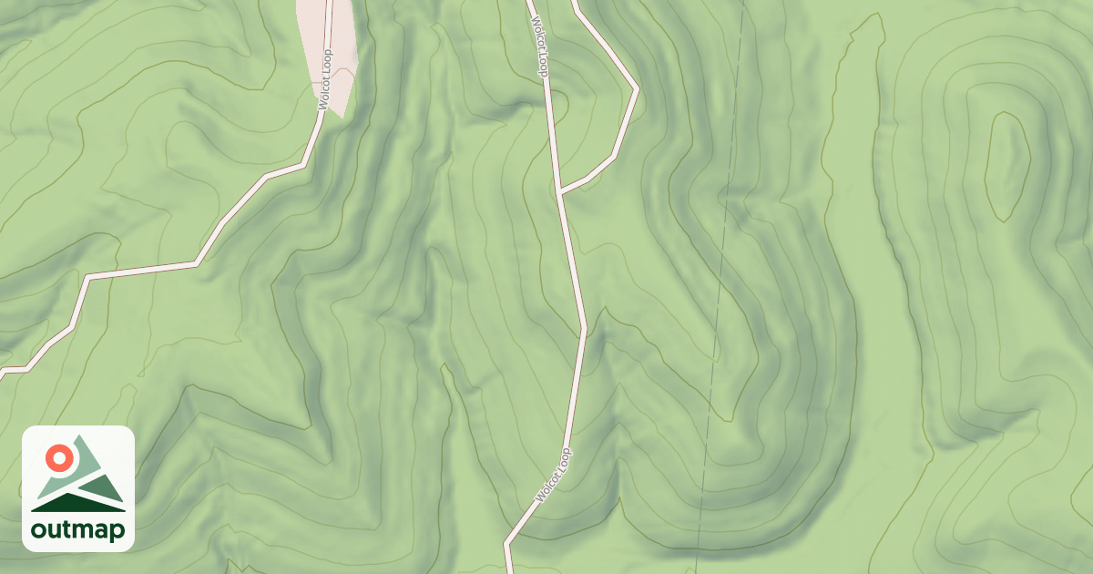 Map of Wolcott Trail