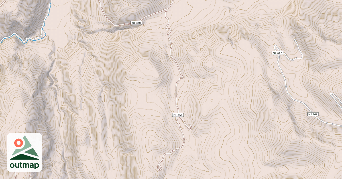Map of BUCK CREEK