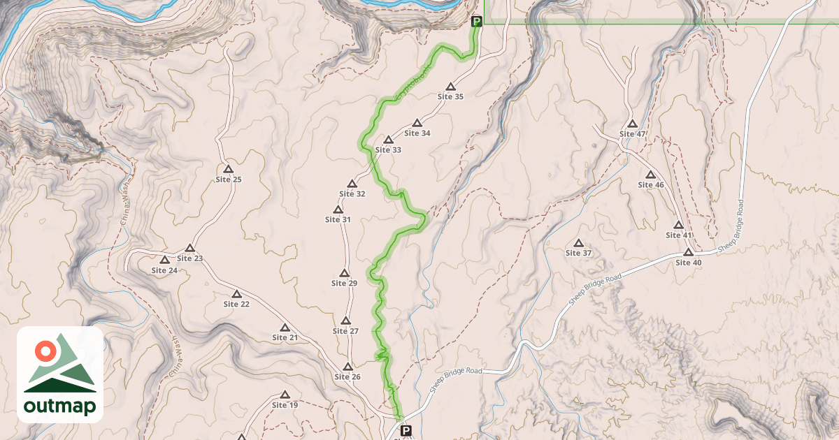 Map of Cryptobionic Trail