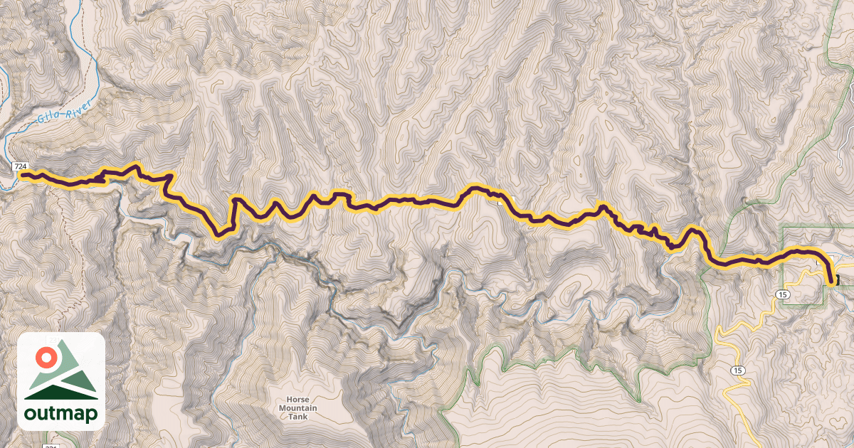 Map of Spring Canyon Trail #247