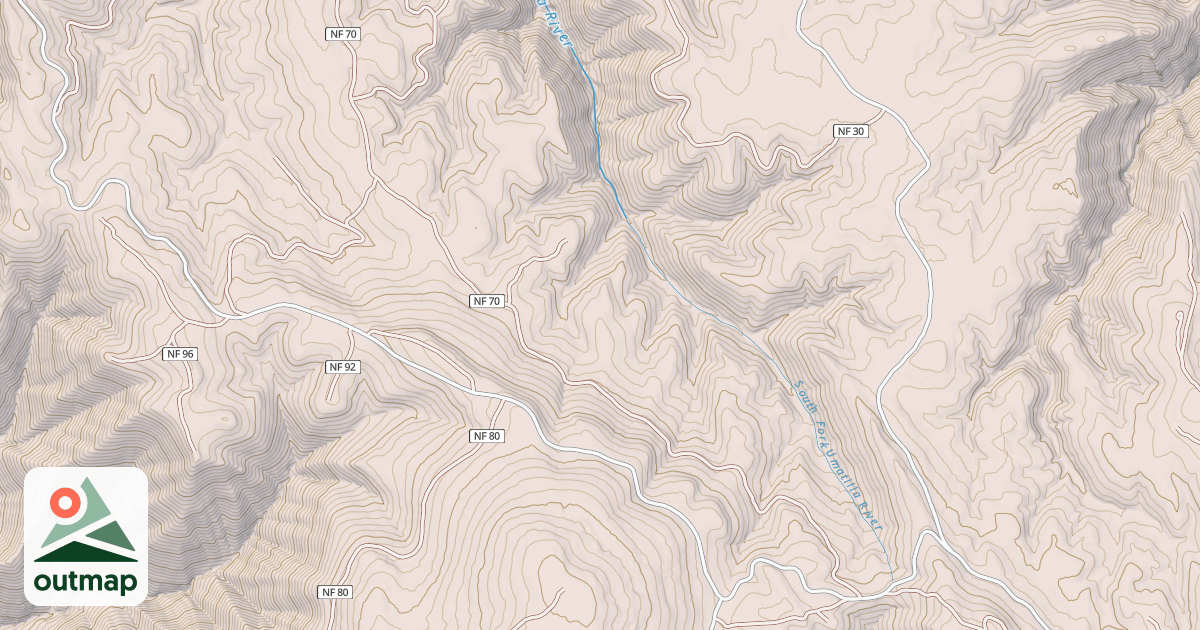Map of PILE SADDLE