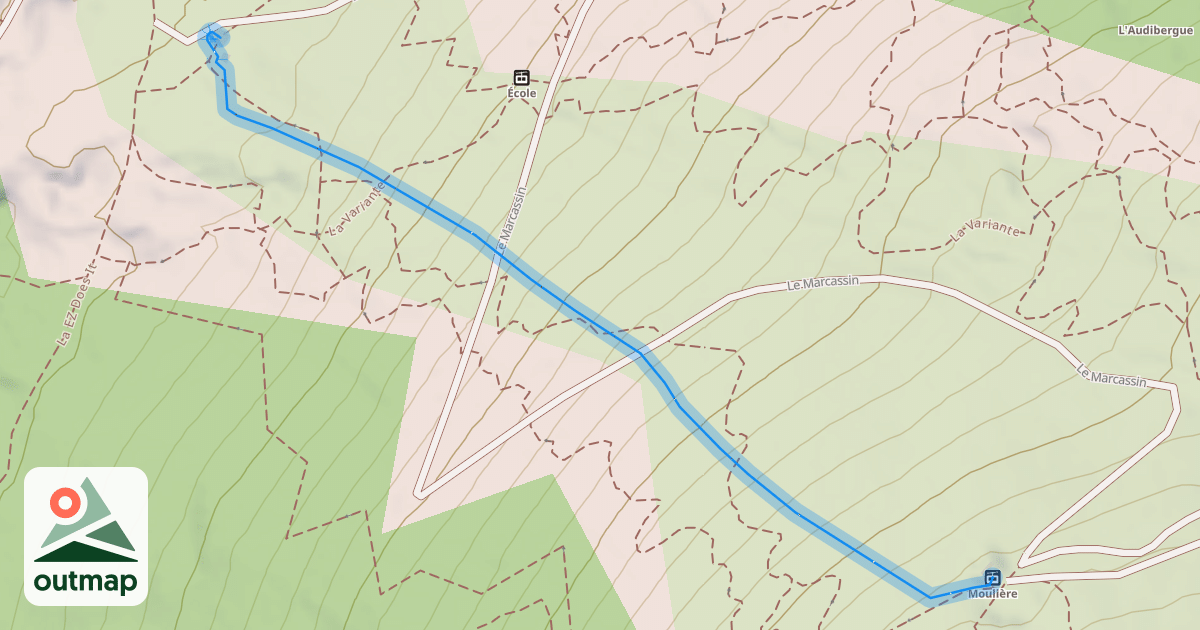 Map of Les Pervenches