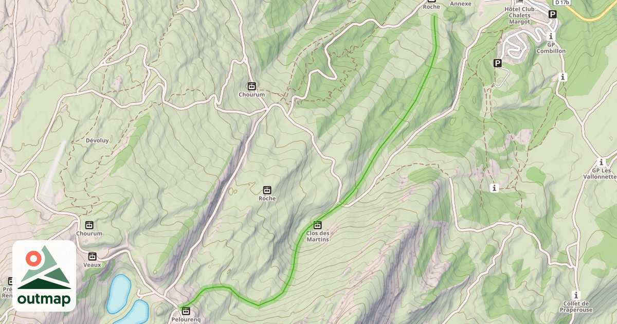 Map of Chevreuils