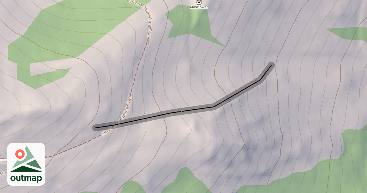 Map of Mayflower Chutes