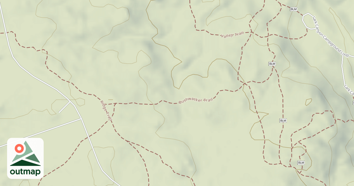 Map of Bushwacker Trail