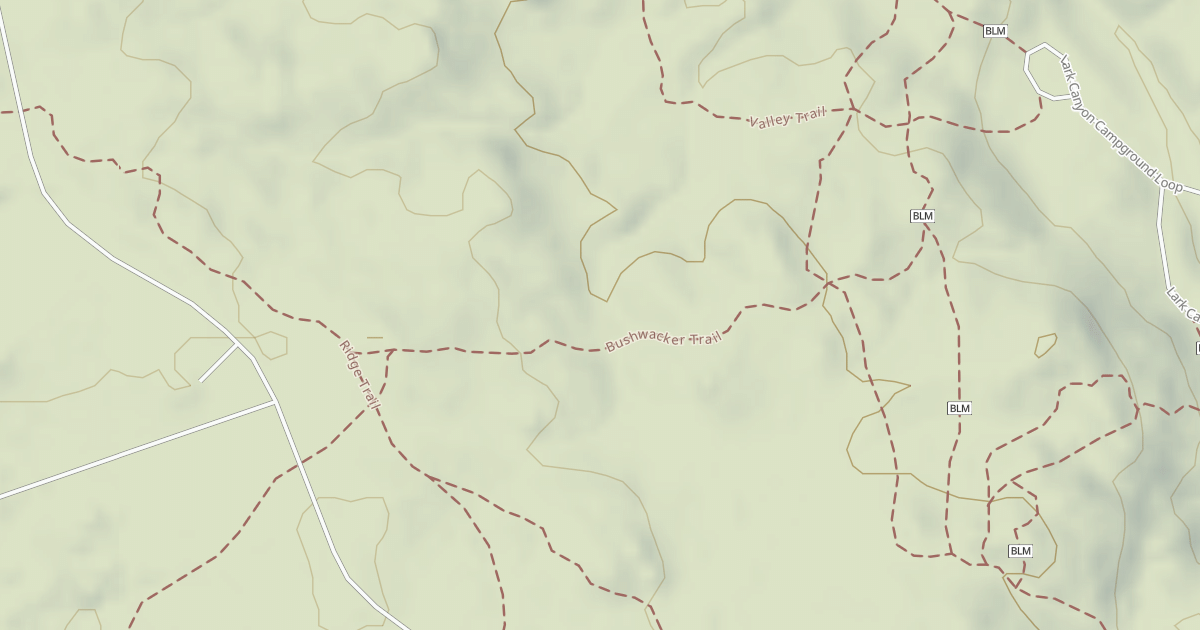 Map preview of Bushwacker Trail