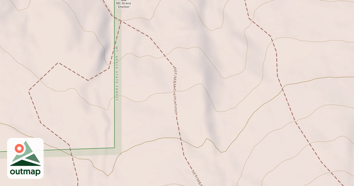 Map of Metacomet - Monadnock Trail
