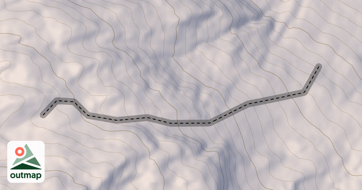 Map of Stokes Bowl Route