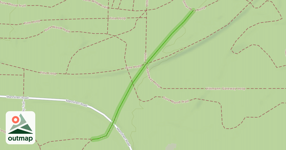 Map of Tecumseh's Trail