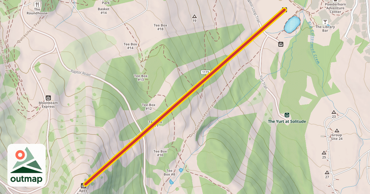 Map of Apex Express