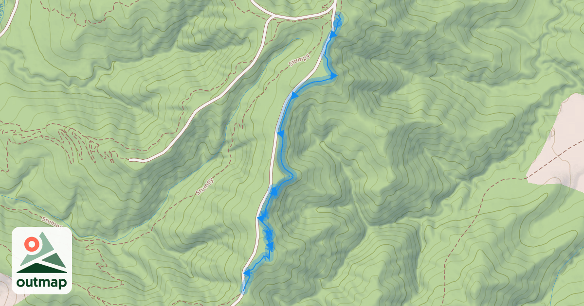 Map of Tirohanga Moana