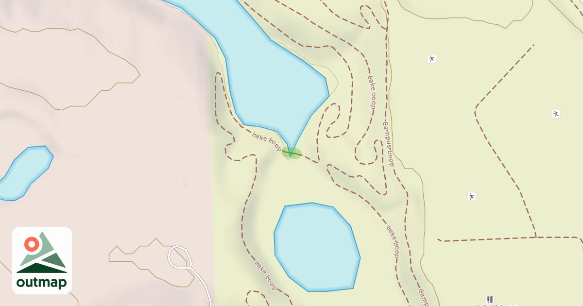 Map of Lake Loop