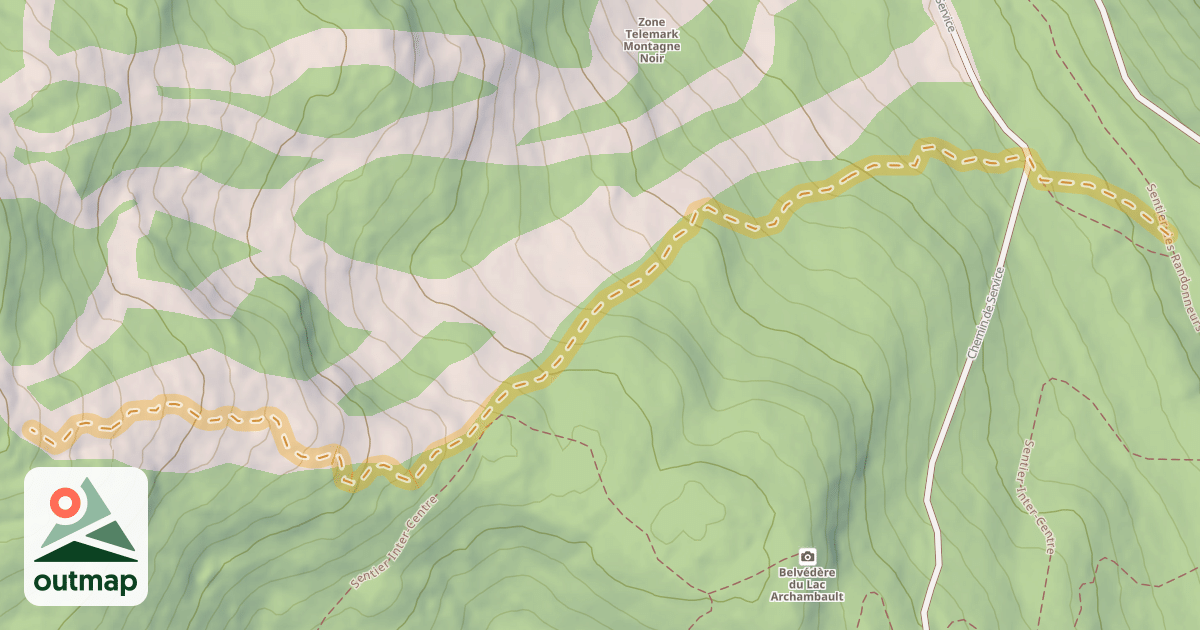 Map of Ascension Ski de montagne