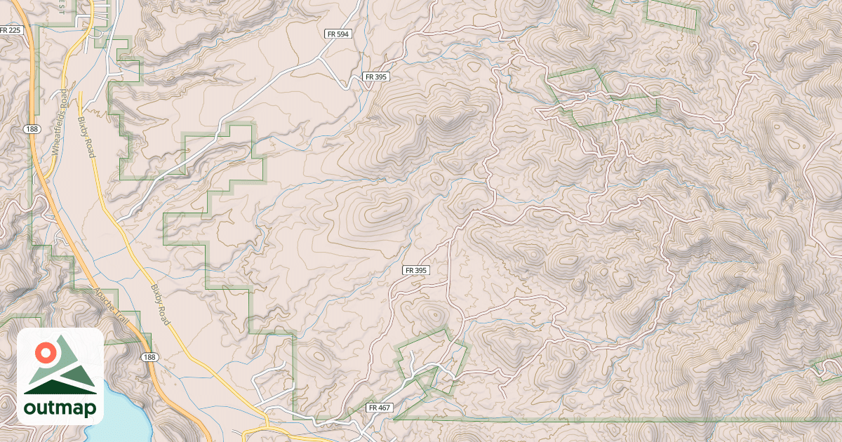 Map of KING'S CANYON
