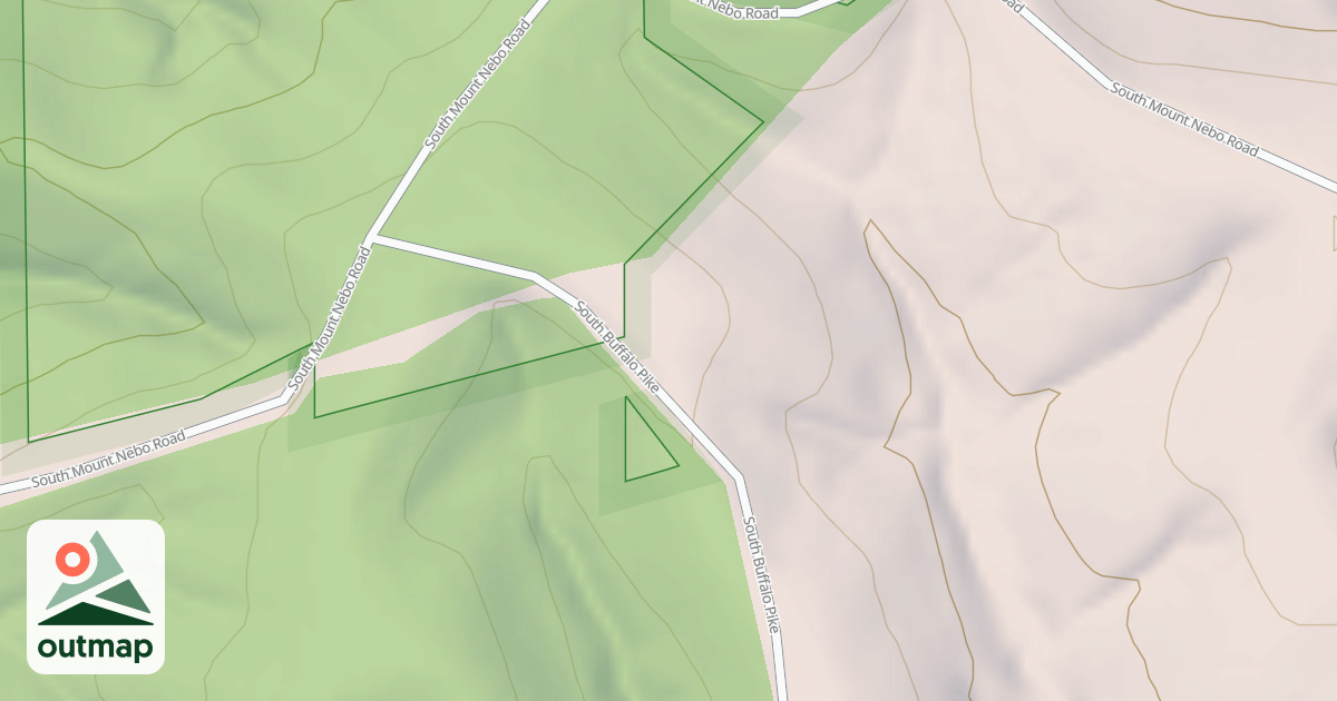 Map of MT. NEBO PIPELINE PARKING