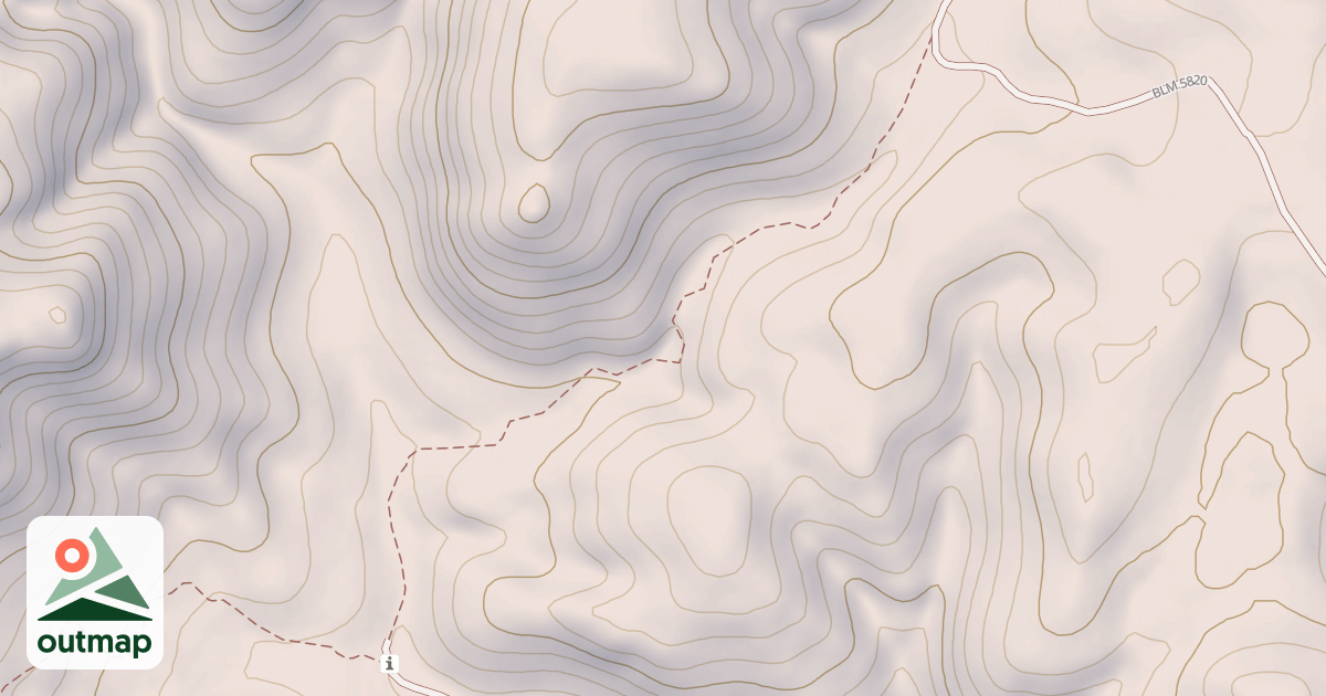 Map of Blm T5820c