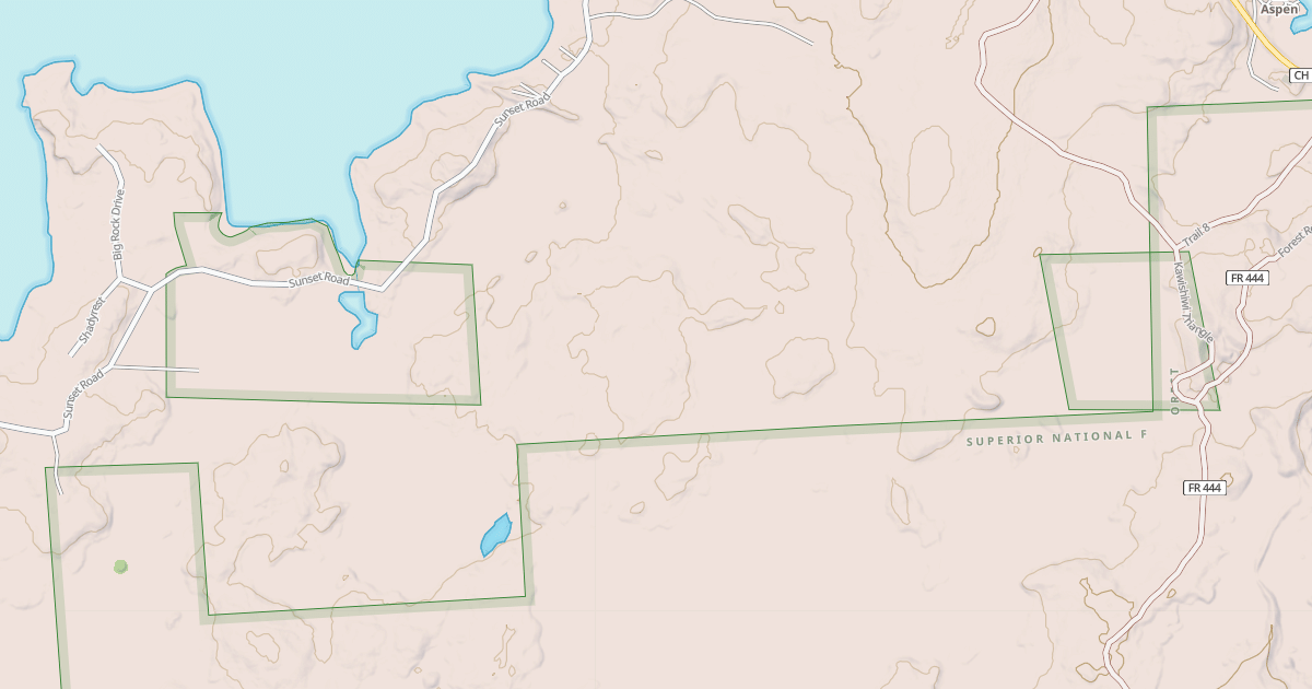 Map preview of Kawishiwi Triangle Trail