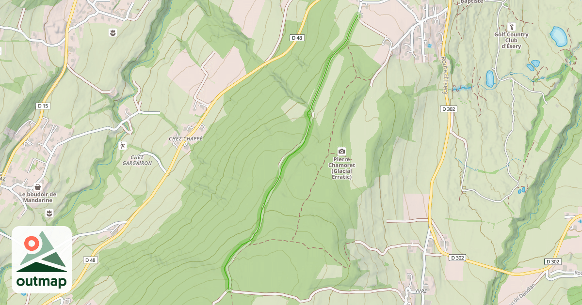 Map of Chemin rural dit du Sel