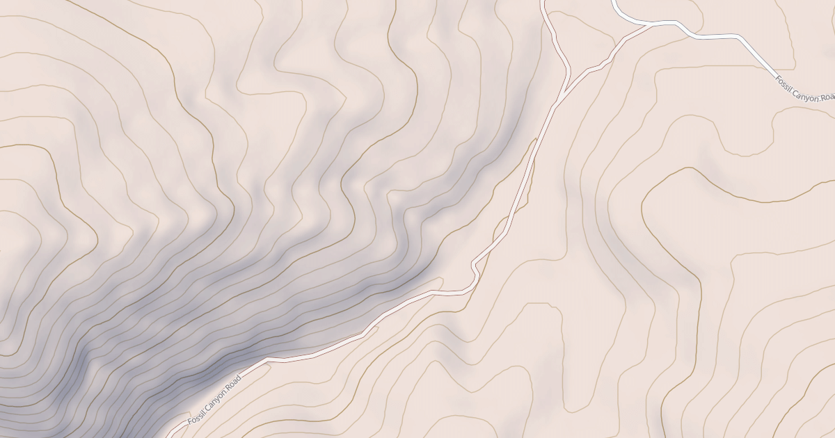 Map preview of FOSSIL CANYON