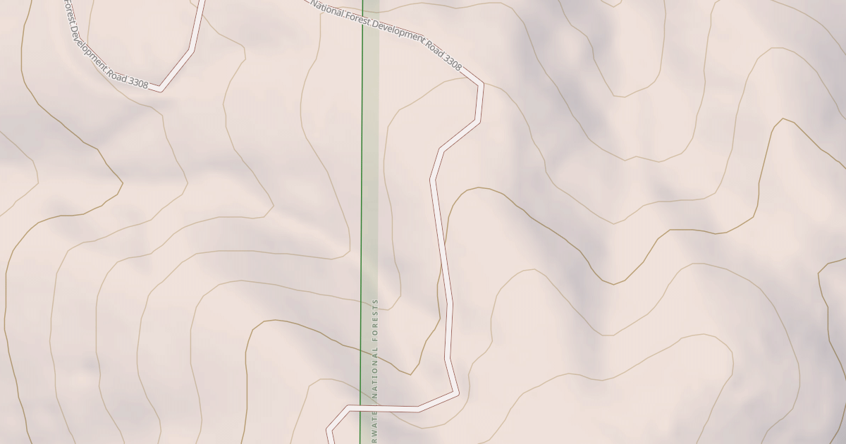 Map preview of MCGARY BUTTE