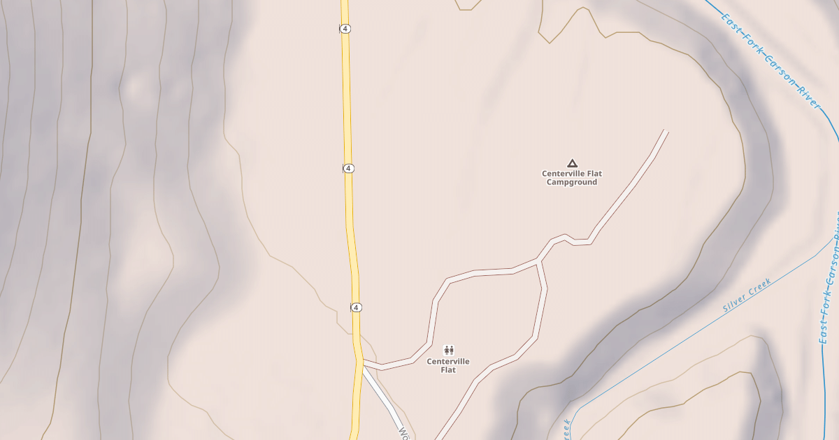 Map preview of CENTERVILLE CG CONNECTOR