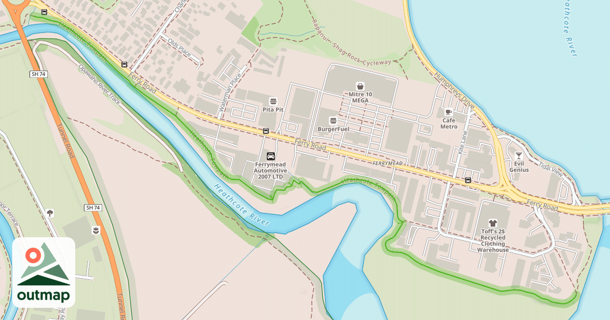 Map of Heathcote Towpath