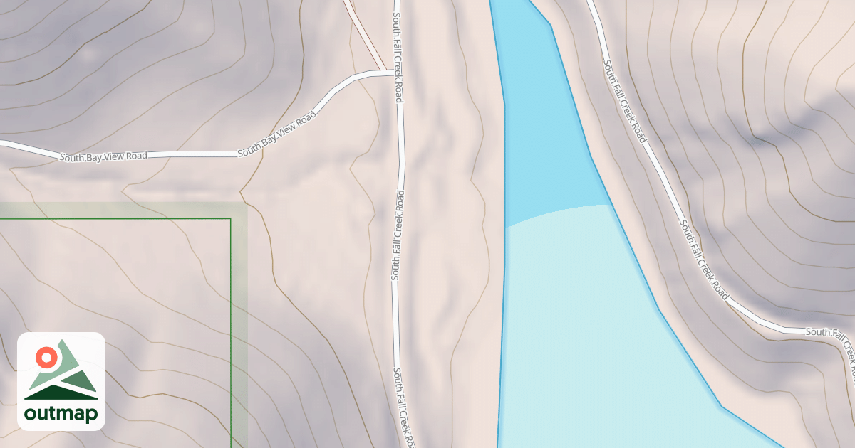 Map of EVANS CREEK CG
