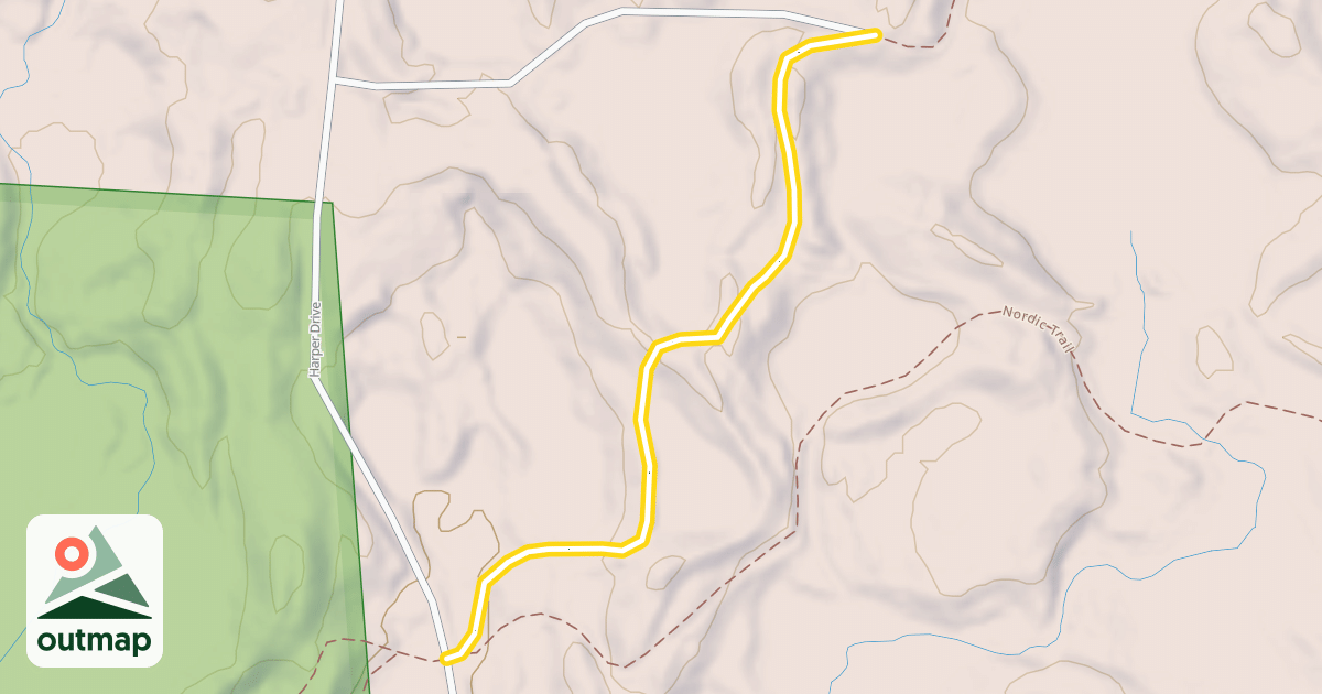 Map of Nordic Trail