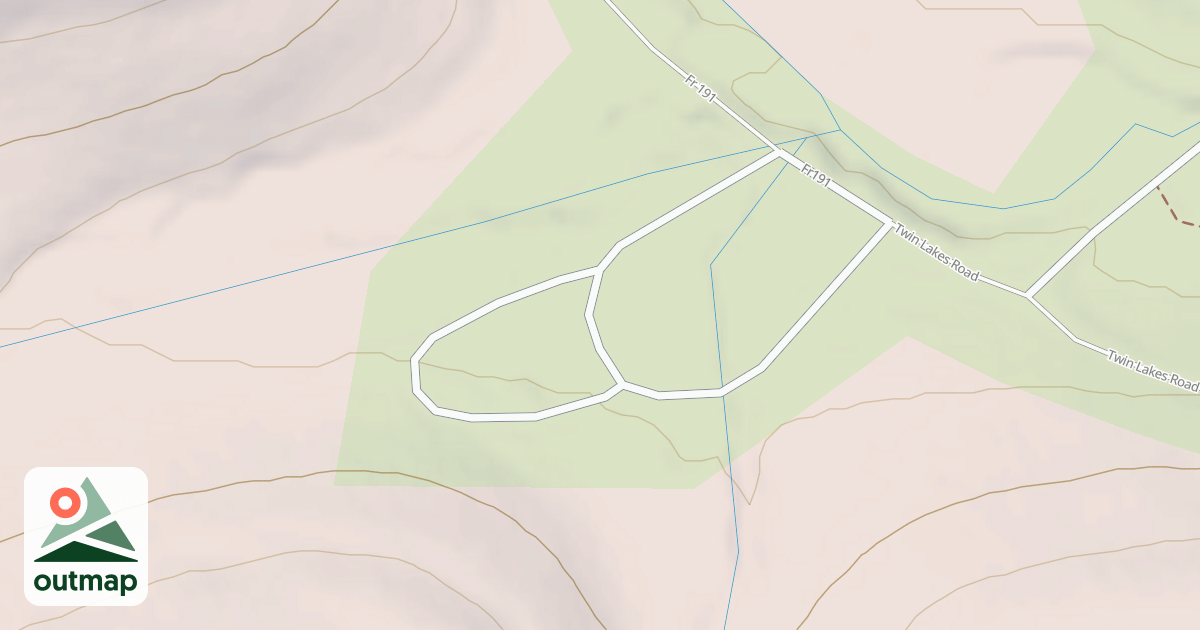Map of TWIN LAKES CMPGRD - A