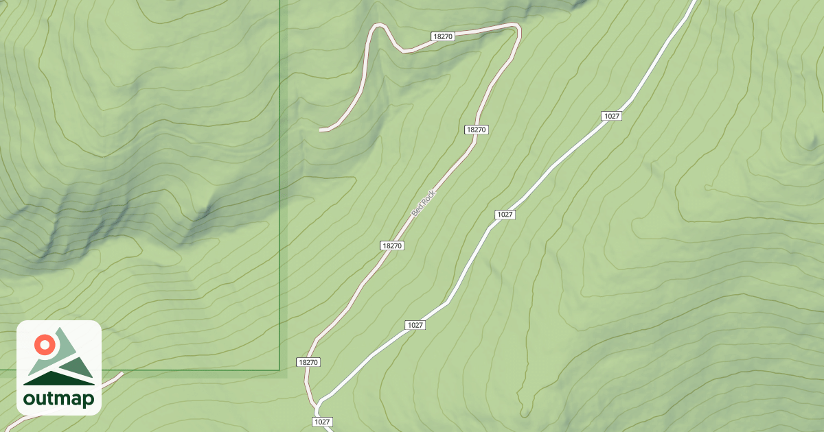 Map of BED ROCK