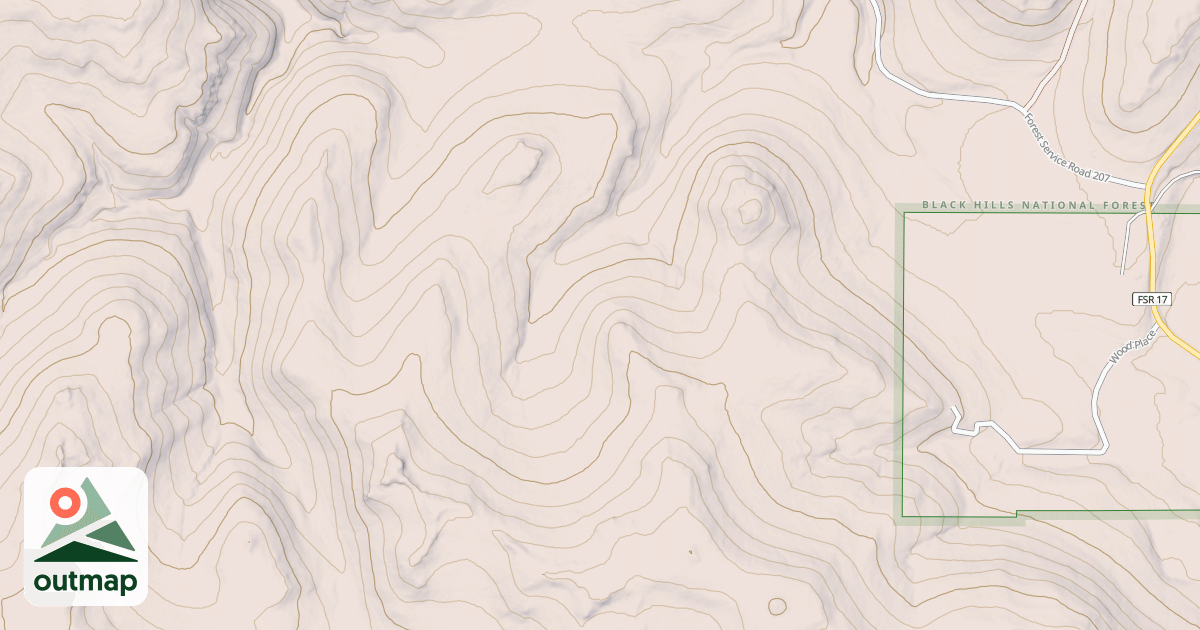 Map of DUMONT BRANCH 2A