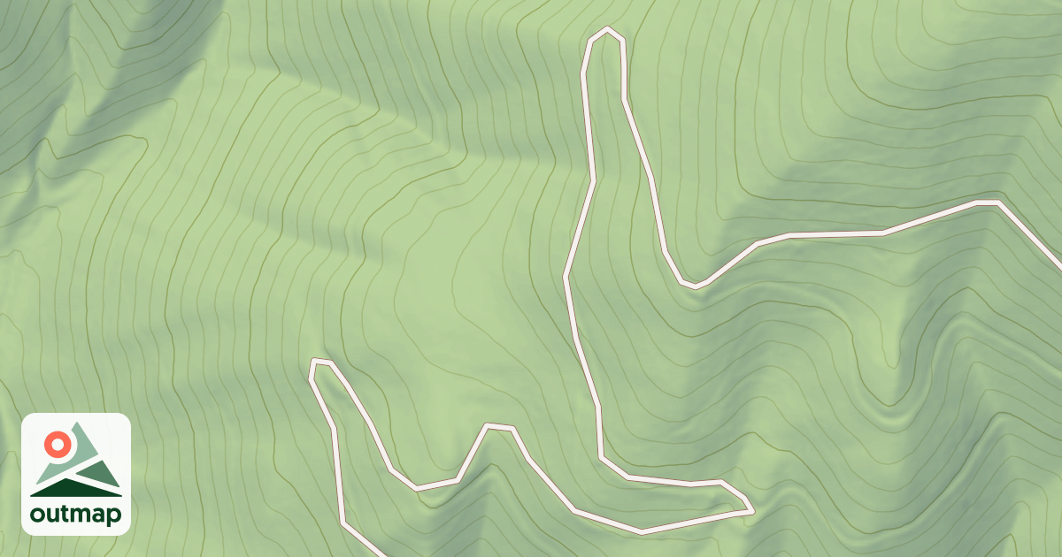 Map of BRUSH SADDLE