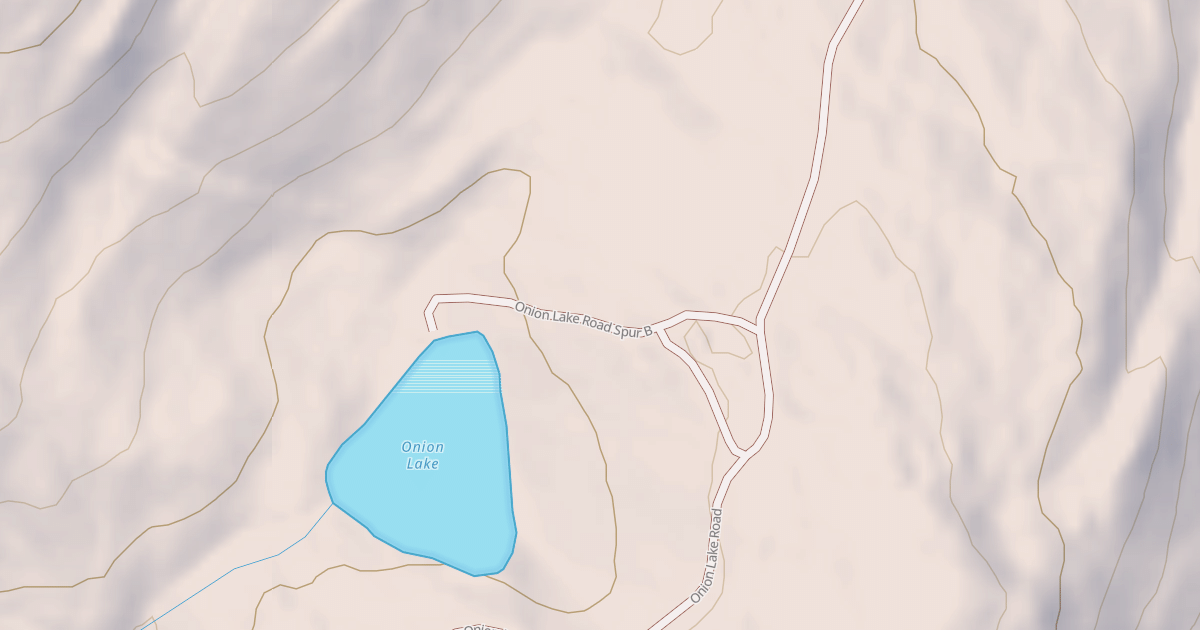 Map preview of ONION LAKE