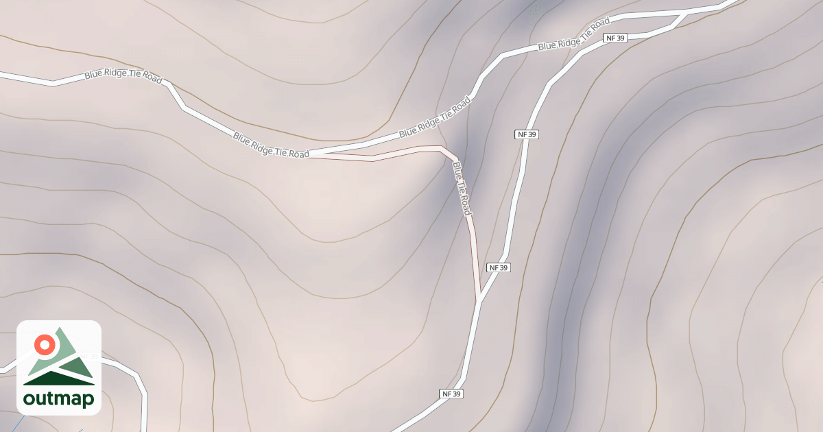 Map of BLUE TIE