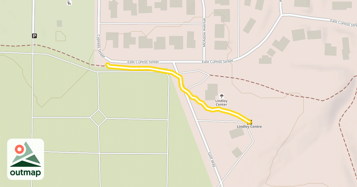 Map of Lindley Pavilion connector