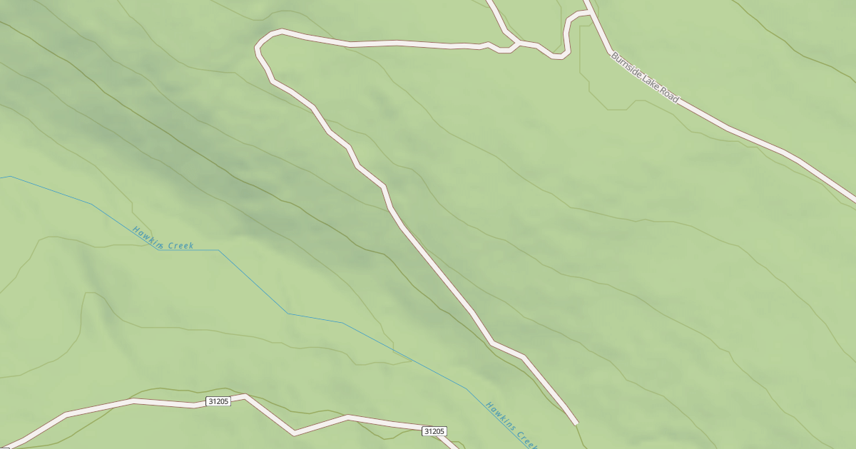Map preview of Double Burnside Lake Trail